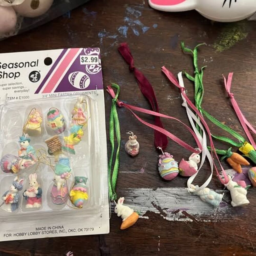 Hobby Lobby Seasonal Shop Mini Easter Ornaments